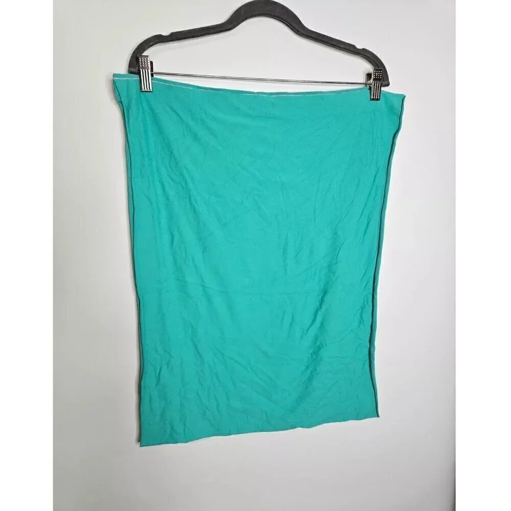 Ivivva by Lululemon Infinity Snap Scarf Teal Green Girls EUC